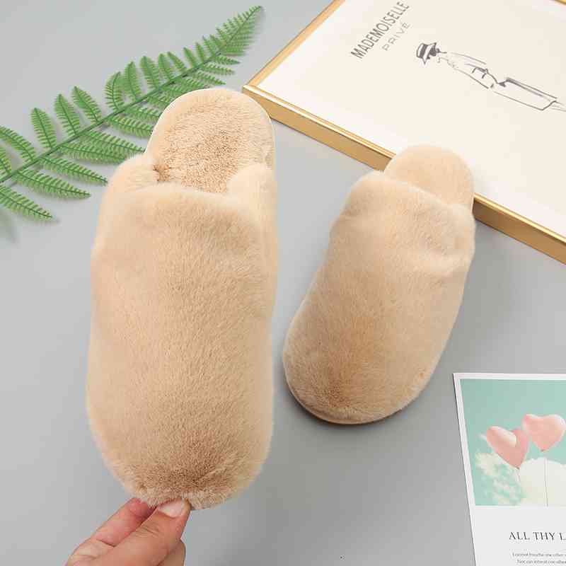 Faux Fur Slippers