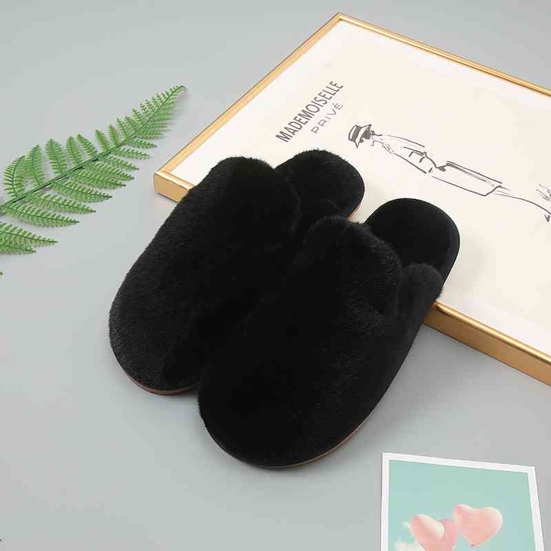 Faux Fur Slippers